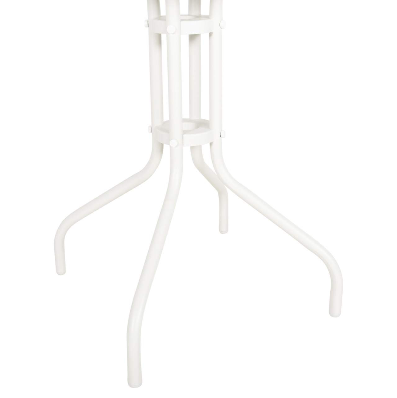 OUTDOOR ROUND TABLE LINO HM5973.02 METALLIC IN WHITE Φ60x70Hcm. [7]