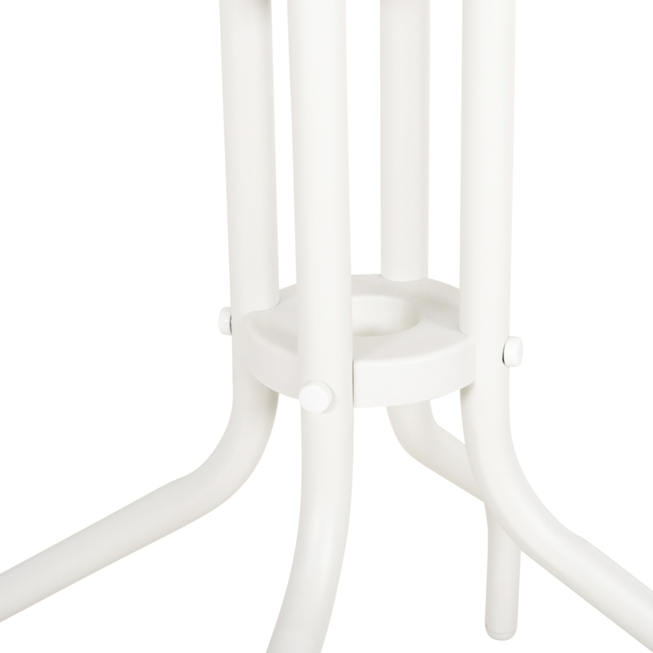 OUTDOOR ROUND TABLE LINO HM5973.02 METALLIC IN WHITE Φ60x70Hcm. [6]