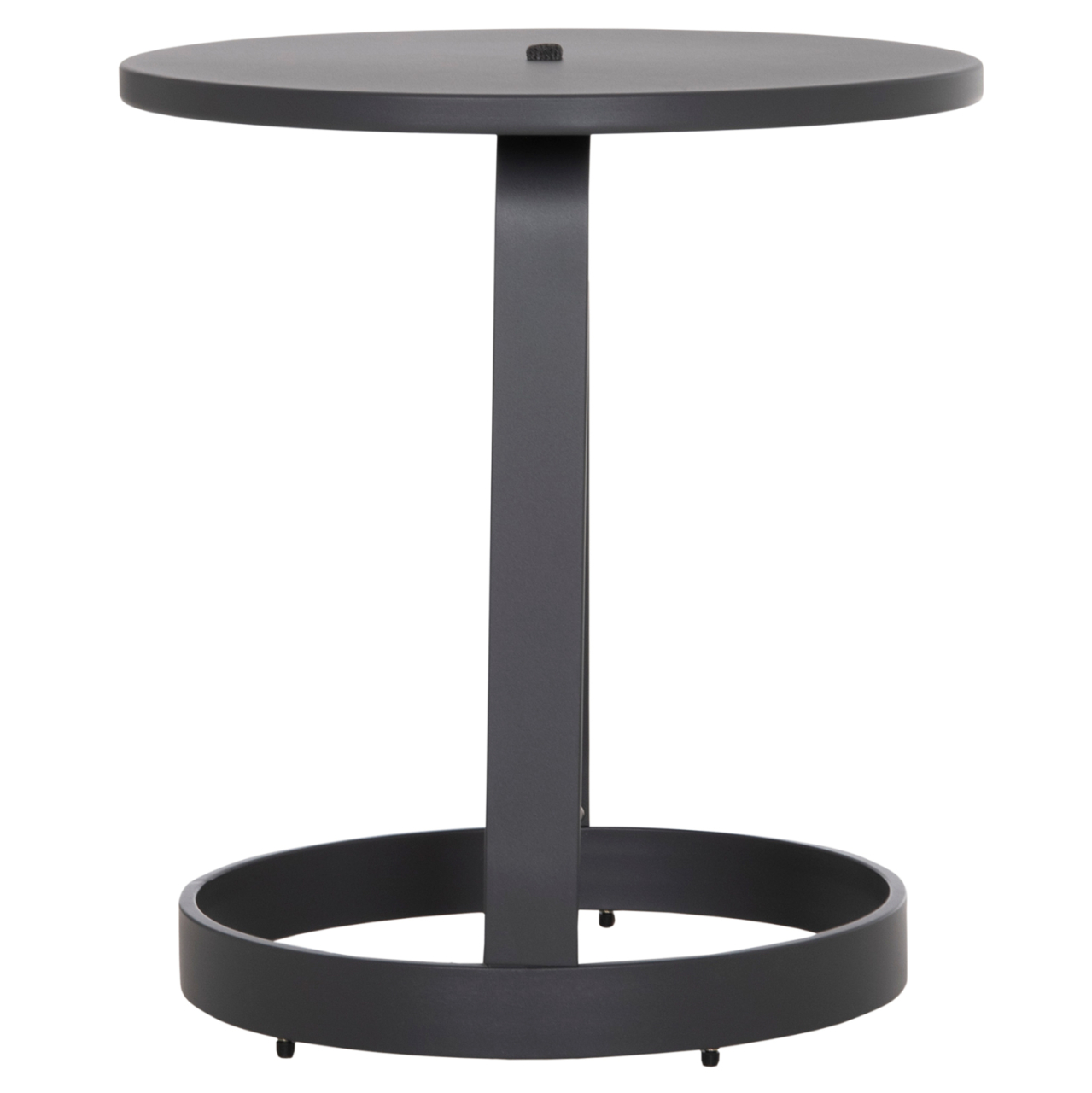 OUTDOOR SIDE TABLE MINO HM6433.01 ALUMINUM and ROPE IN GREY Φ47x53Hcm. [5]