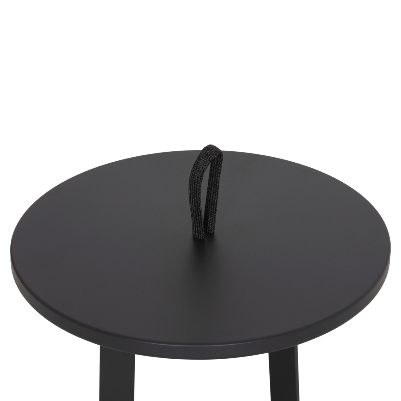 OUTDOOR SIDE TABLE MINO HM6433.01 ALUMINUM and ROPE IN GREY Φ47x53Hcm. [7]