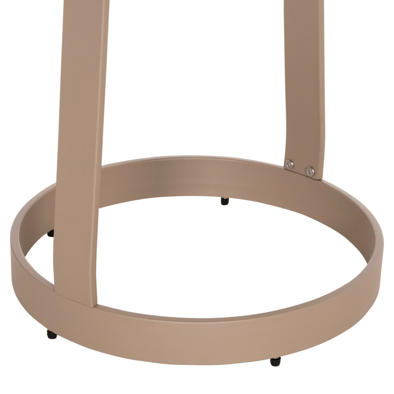 OUTDOOR SIDE TABLE MINO HM6433.03 ALUMINUM and ROPE IN CAPPUCCINO Φ47x53Hcm. [8]