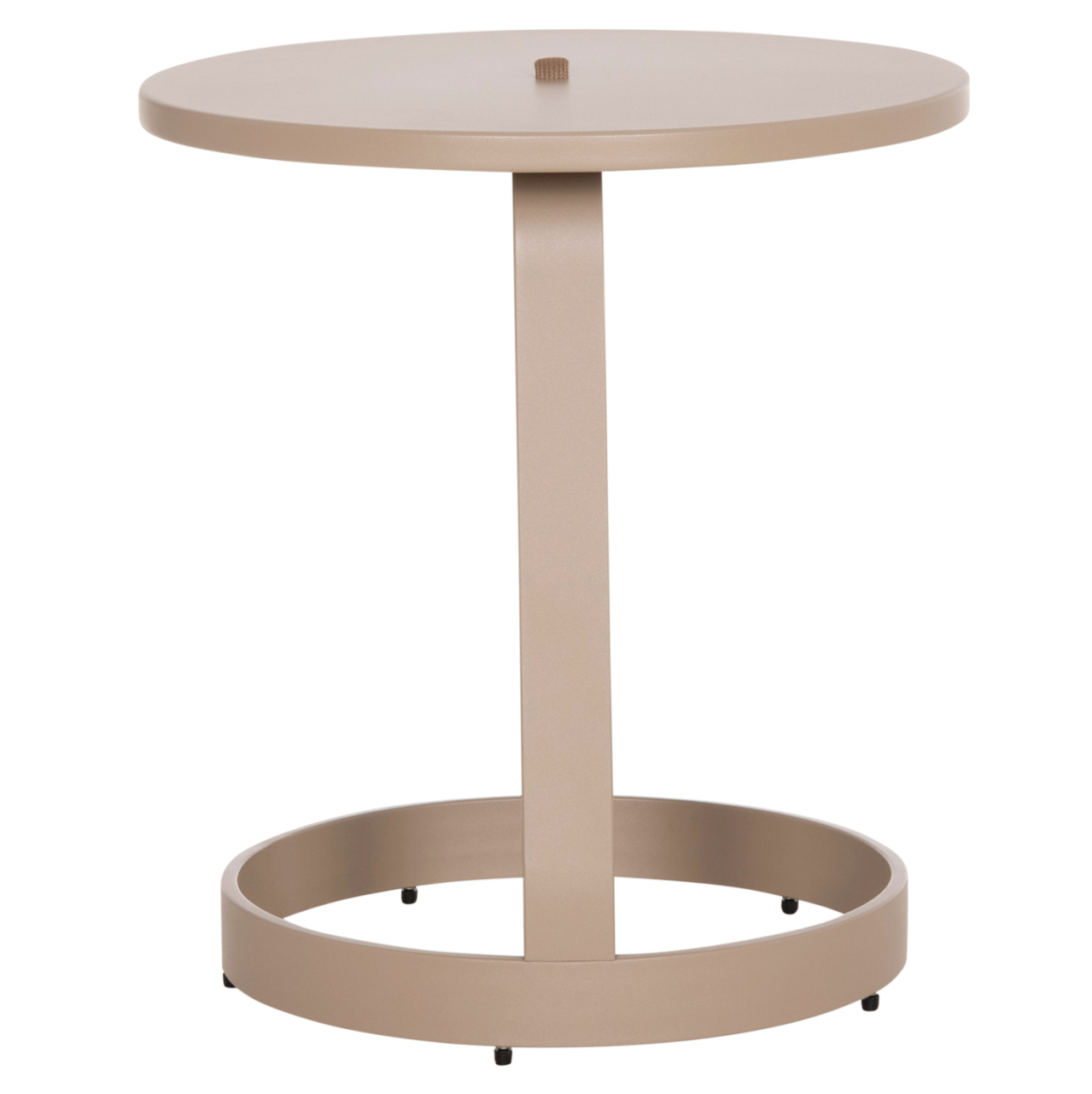 OUTDOOR SIDE TABLE MINO HM6433.03 ALUMINUM and ROPE IN CAPPUCCINO Φ47x53Hcm. [5]