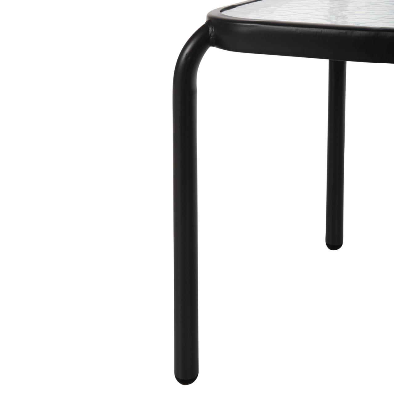OUTDOOR SIDE TABLE SQUARE DIDO HM5975.01 METAL IN ANTHRACITE-GLASS 41x41x43Hcm. [6]