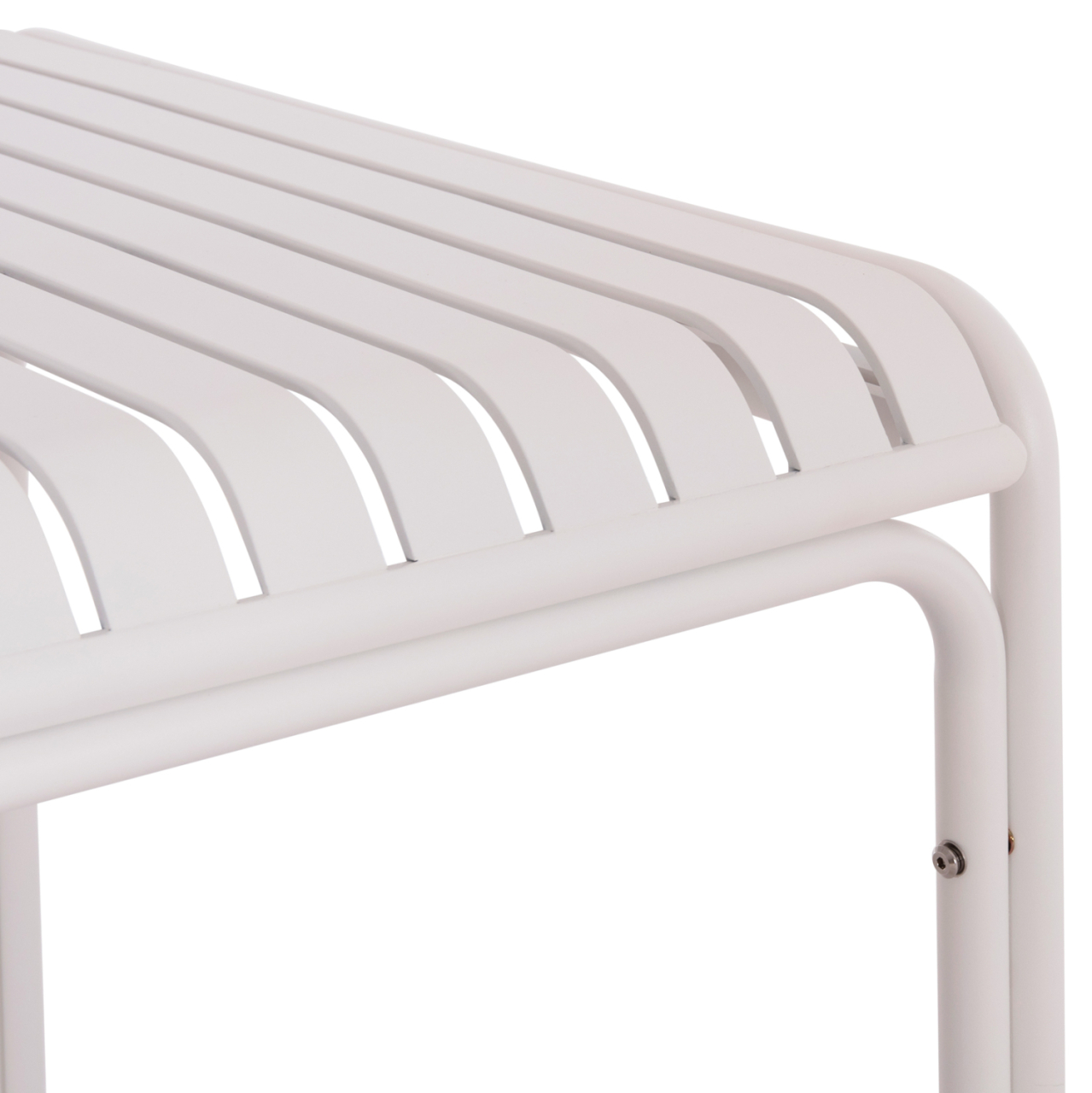 OUTDOOR SQUARE ALUMINUM TABLE RACHEL HM6338.02 WHITE COLOR 80x80x75Hcm. [8]