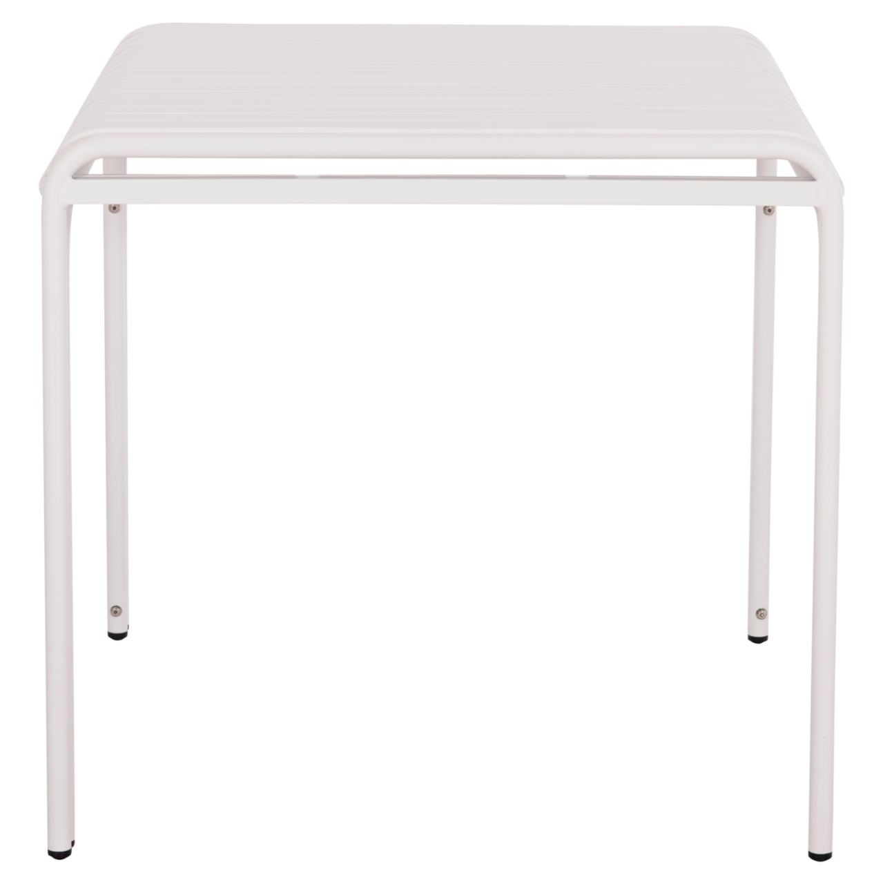 OUTDOOR SQUARE ALUMINUM TABLE RACHEL HM6338.02 WHITE COLOR 80x80x75Hcm. [5]