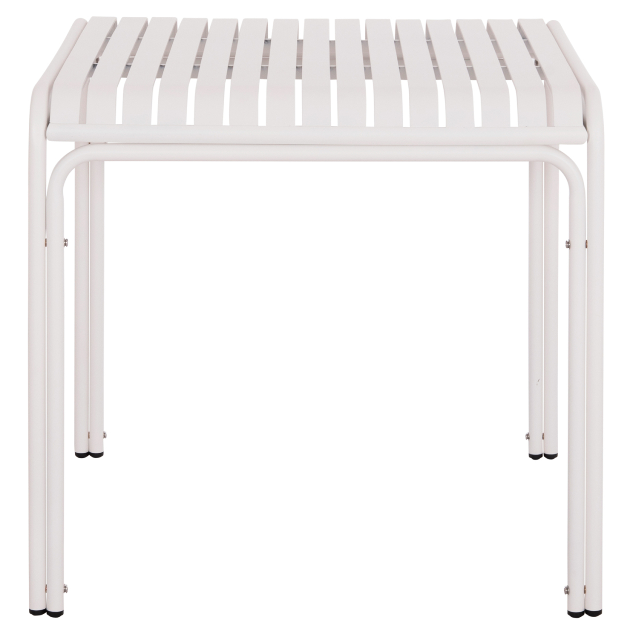 OUTDOOR SQUARE ALUMINUM TABLE RACHEL HM6338.02 WHITE COLOR 80x80x75Hcm. [3]