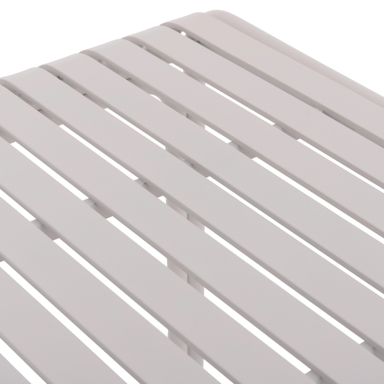 OUTDOOR SQUARE ALUMINUM TABLE RACHEL HM6338.02 WHITE COLOR 80x80x75Hcm. [7]
