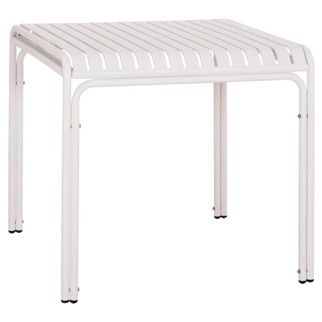 OUTDOOR SQUARE ALUMINUM TABLE RACHEL HM6338.02 WHITE COLOR 80x80x75Hcm. [4]