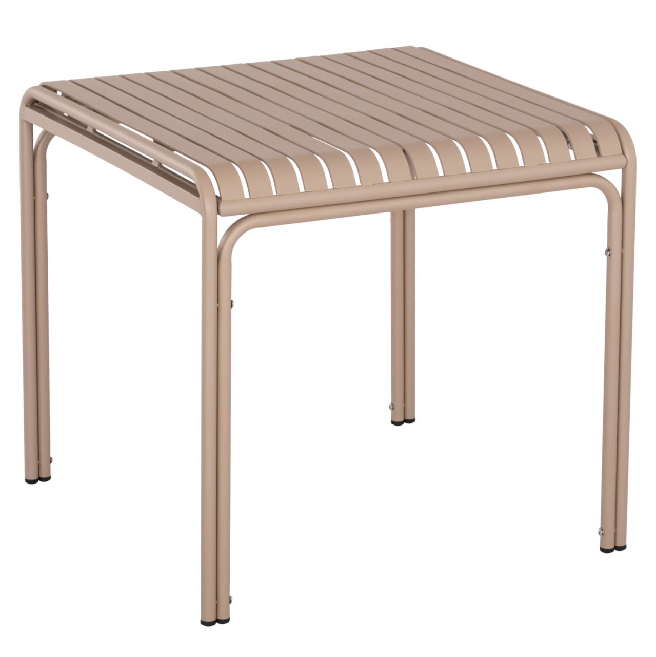OUTDOOR SQUARE ALUMINUM TABLE RACHEL HM6338.04 CHAMPAGNE COLOR 80x80x76Hcm. [1]