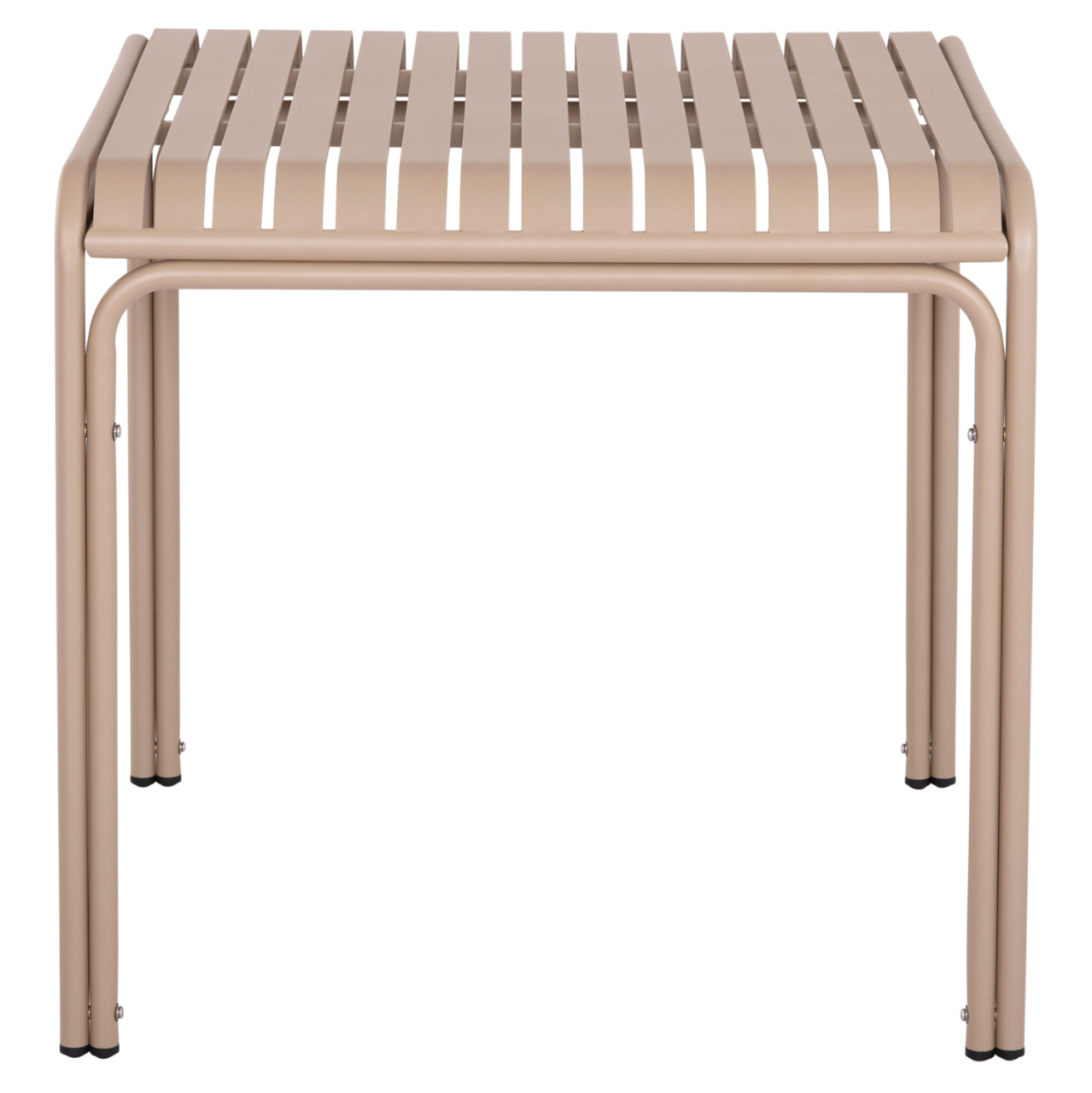 OUTDOOR SQUARE ALUMINUM TABLE RACHEL HM6338.04 CHAMPAGNE COLOR 80x80x76Hcm. [3]
