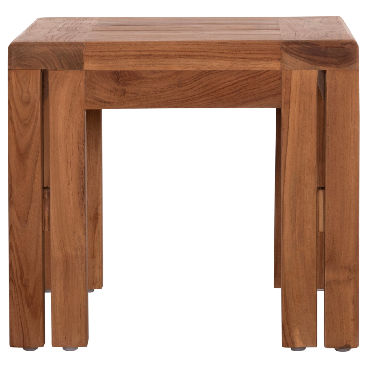 OUTDOOR SQUARE COFFEE TABLE SERIES KIOTO HM6383 TEAK WOOD IN NATURAL 45x45x40Hcm. [5]