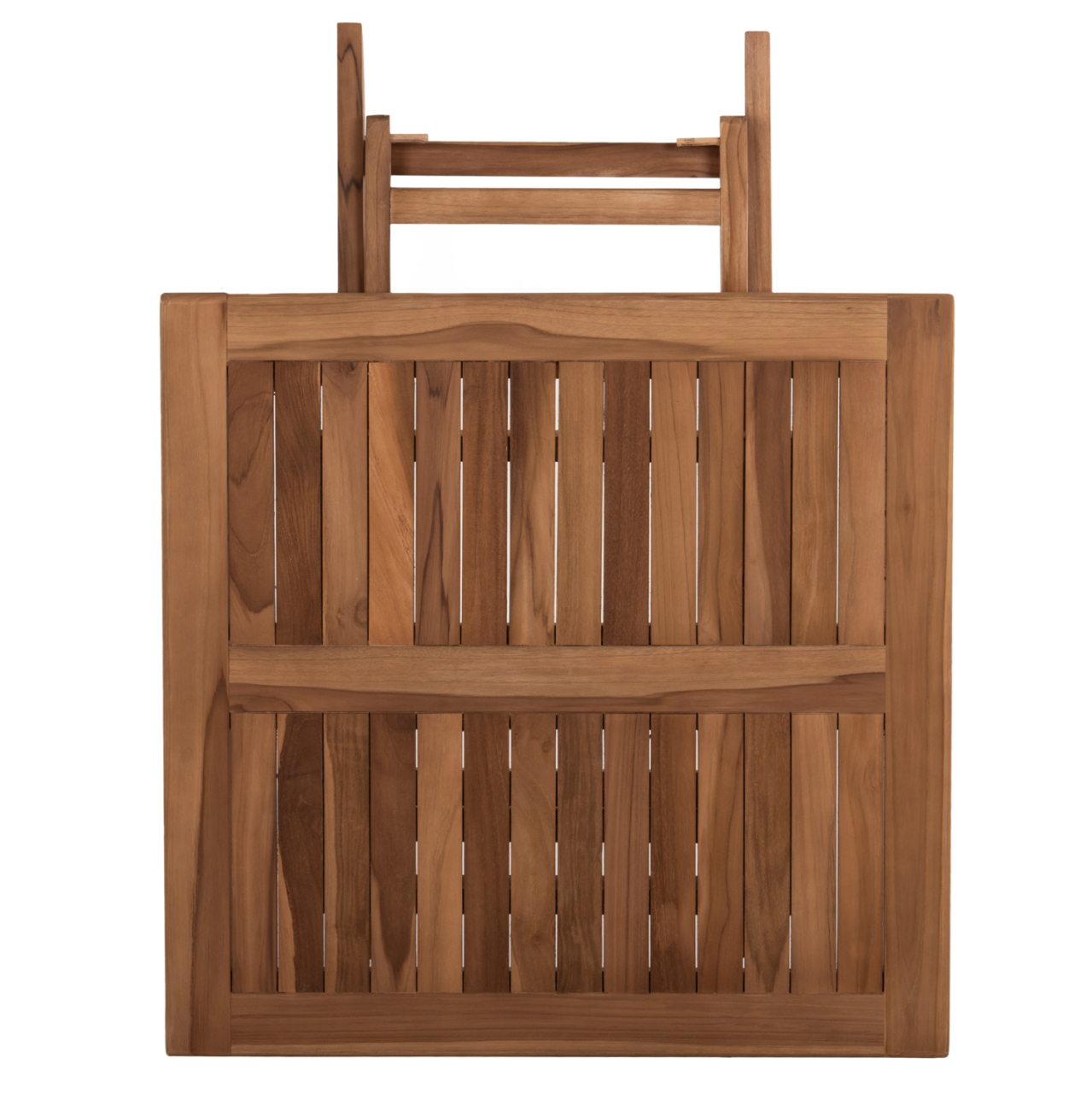 OUTDOOR SQUARE DINING TABLE KENDALL HM9544 FOLDABLE-TEAK WOOD IN NATURAL COLOR 80x80x75Hcm. [8]