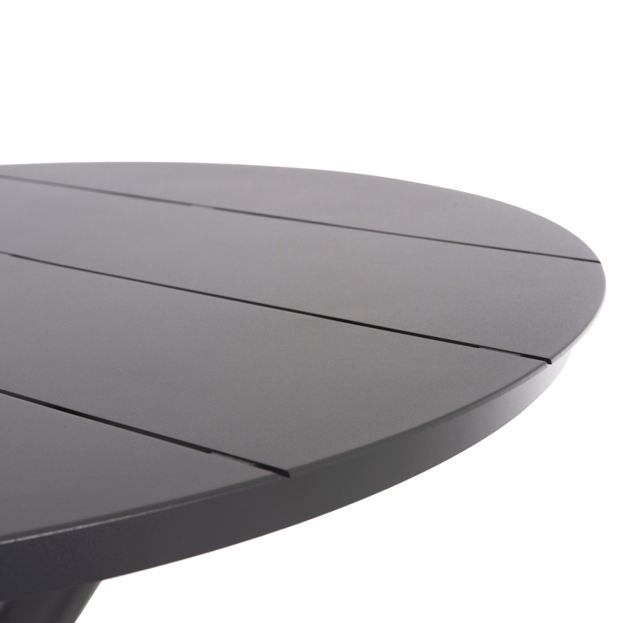 OUTDOOR TABLE ROUND HIGER HM6289.01 GREY ALUMINUM Φ90Χ74Hcm. [3]