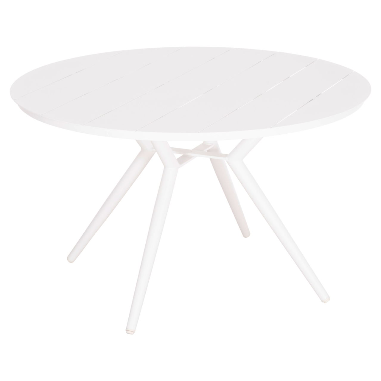 OUTDOOR TABLE ROUND HIGER HM6290.02 WHITE ALUMINUM Φ126Χ74Hcm. [4]