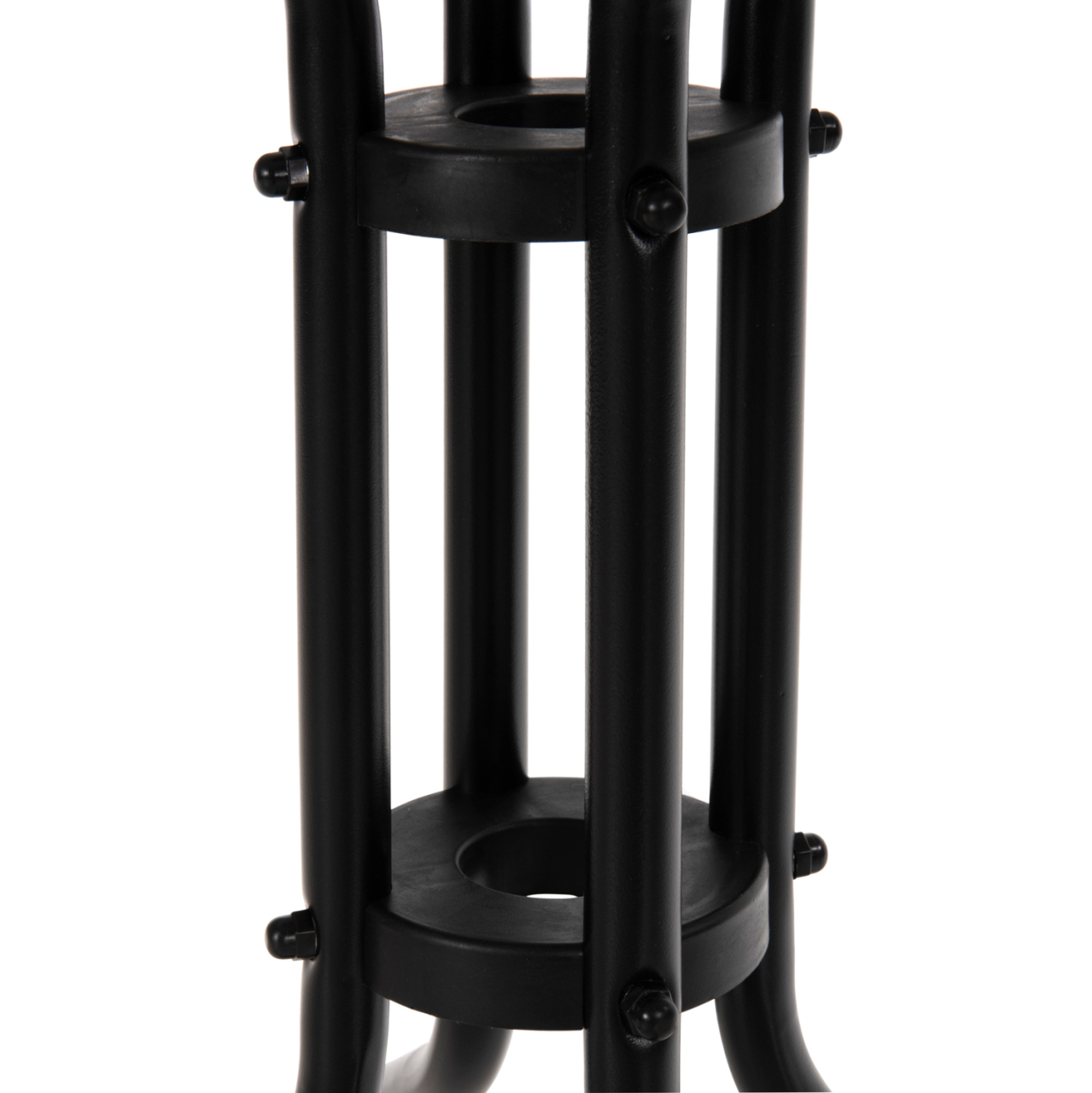 OUTDOOR TABLE SQUARE FIGO HM5035.03 BLACK METAL-GLASS TABLETOP 60Χ60Χ70Hcm [6]