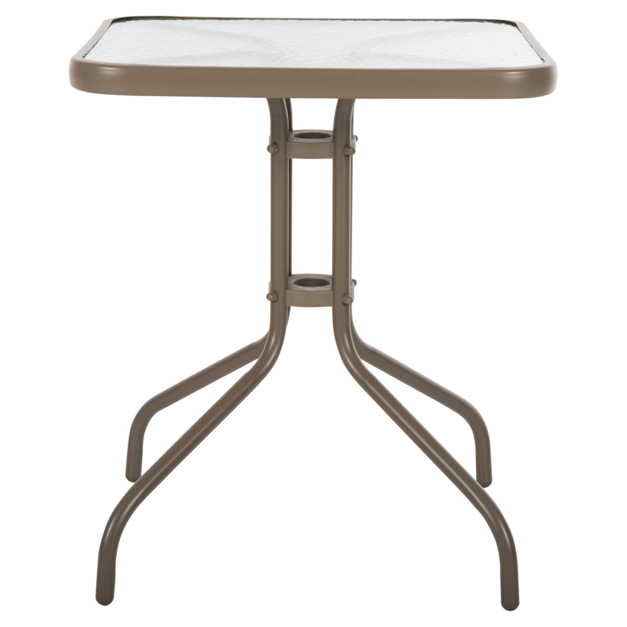 OUTDOOR TABLE SQUARE FIGO HM5035.04 CHAMPAGNE METAL-GLASS TABLETOP 60Χ60Χ70Hcm [4]