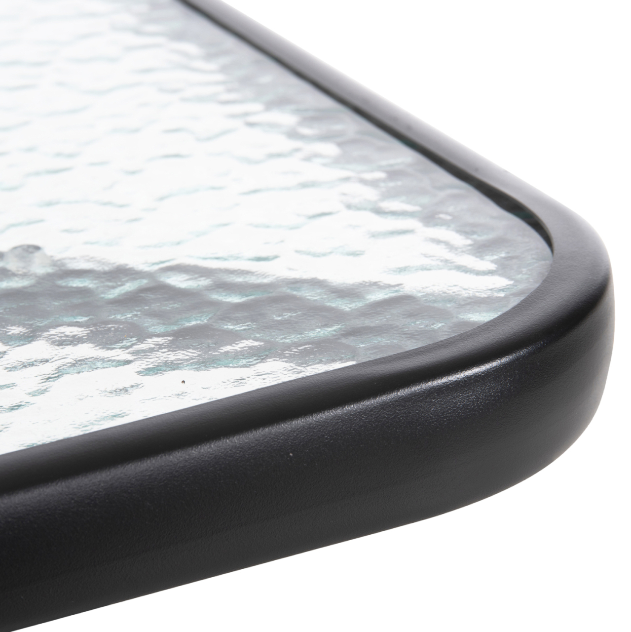 OUTDOOR TABLE SQUARE FIGO HM5036.03 BLACK METAL-GLASS TABLETOP 70Χ70Χ70Hcm [5]