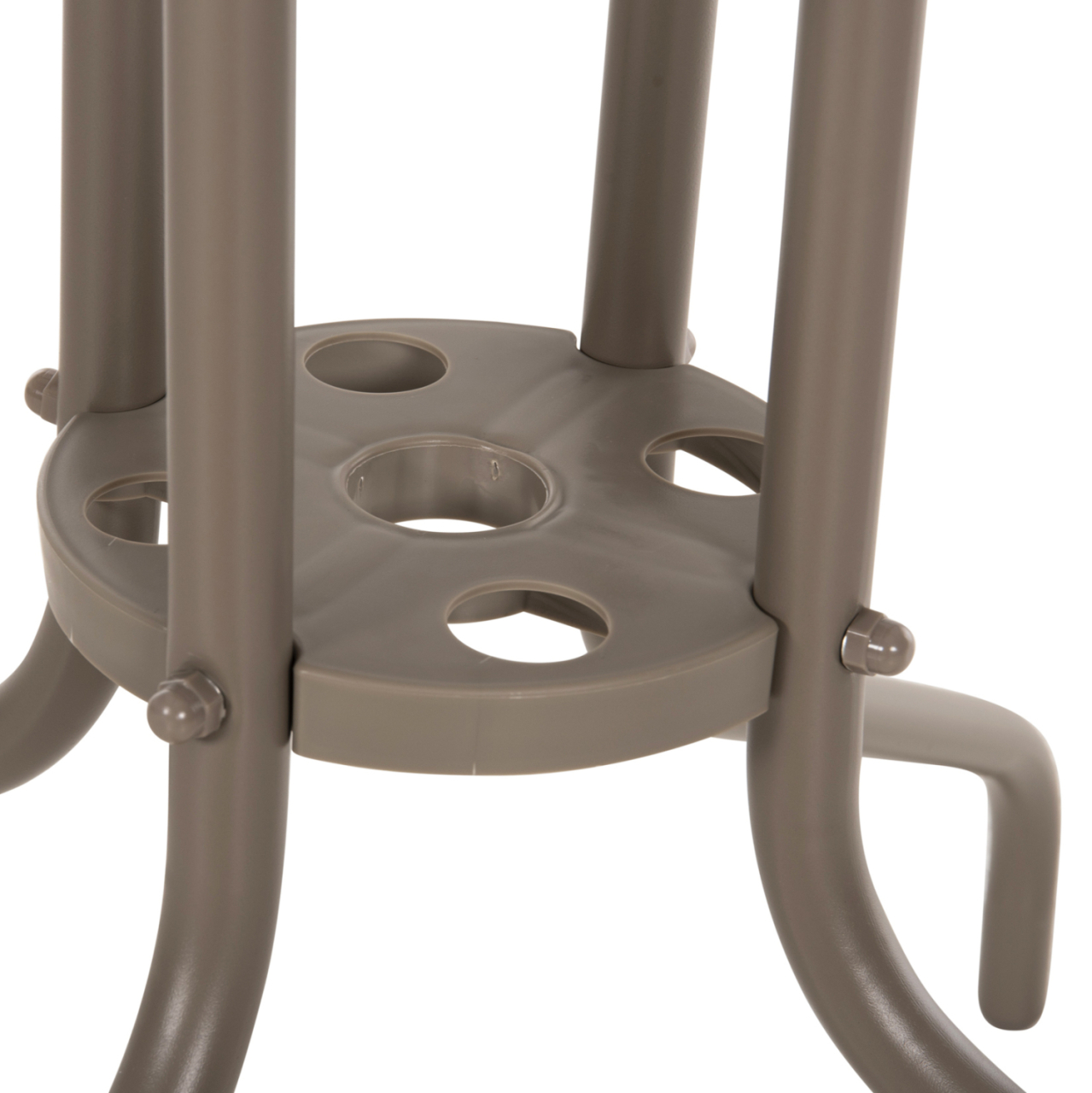 OUTDOOR TABLE SQUARE FIGO HM5036.04 CHAMPAGNE METAL-GLASS TABLETOP 70Χ70Χ72.5Hcm [6]