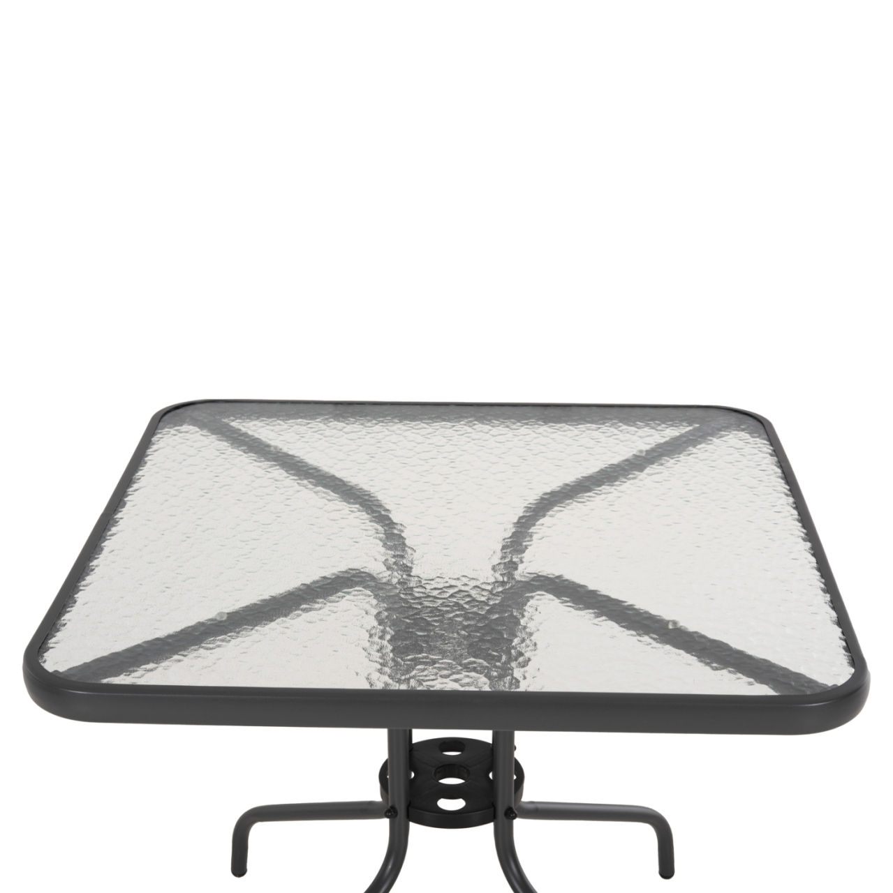 OUTDOOR TABLE SQUARE FIGO HM5972.01 GREY METAL-GLASS TABLETOP 80Χ80Χ71Hcm [4]