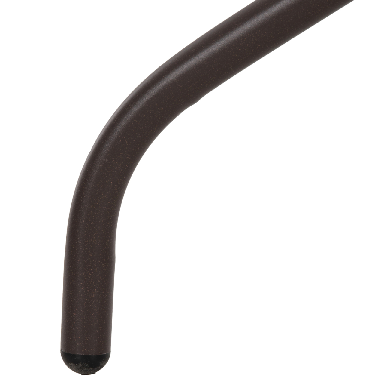 OUTDOOR TABLE SQUARE FIGO HM5972.02 BROWN METAL-GLASS TABLETOP 80Χ80Χ71Hcm [7]