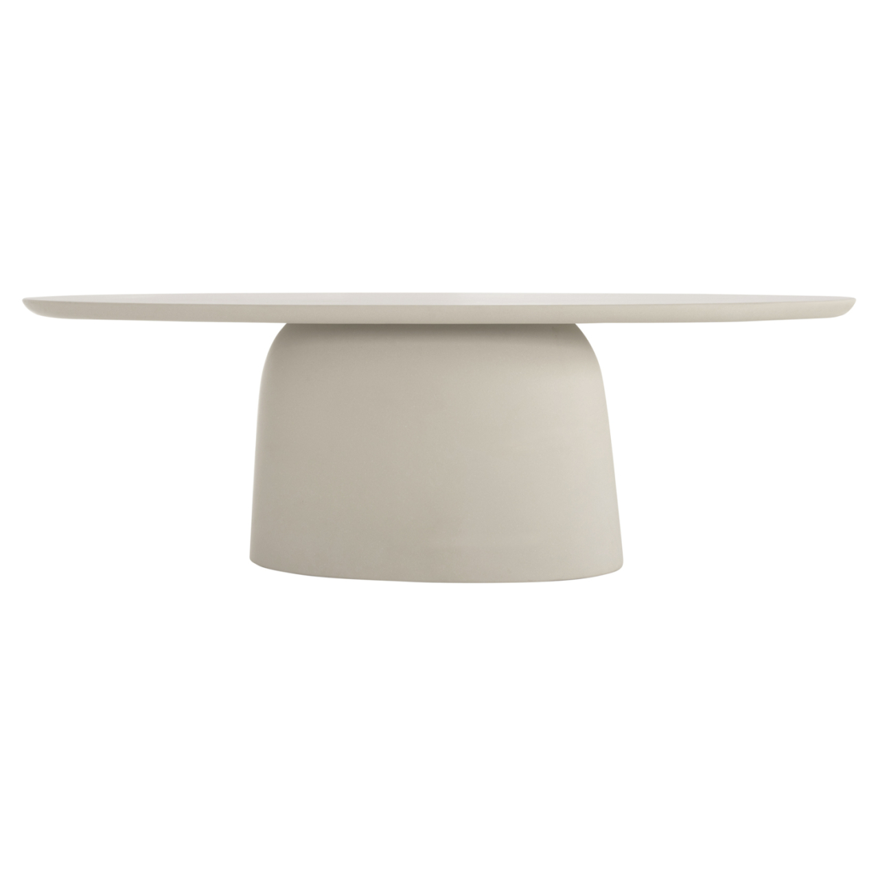 OVAL DINING TABLE BRECCAN HM6577.02 BEIGE FIBER CEMENT 240x100x75Hcm. [3]