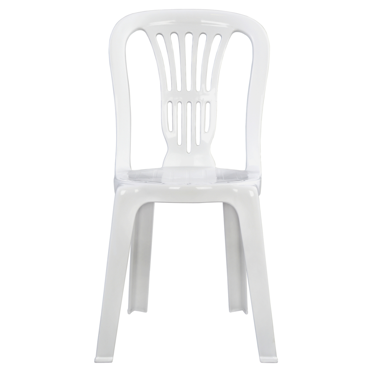 Pastic chair Vienna White 303002010 44x50x87 cm [3]