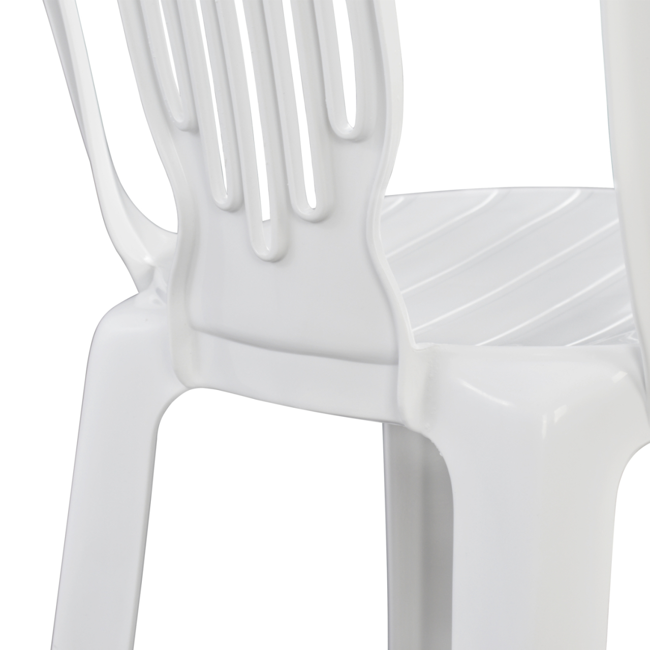 Pastic chair Vienna White 303002010 44x50x87 cm [10]