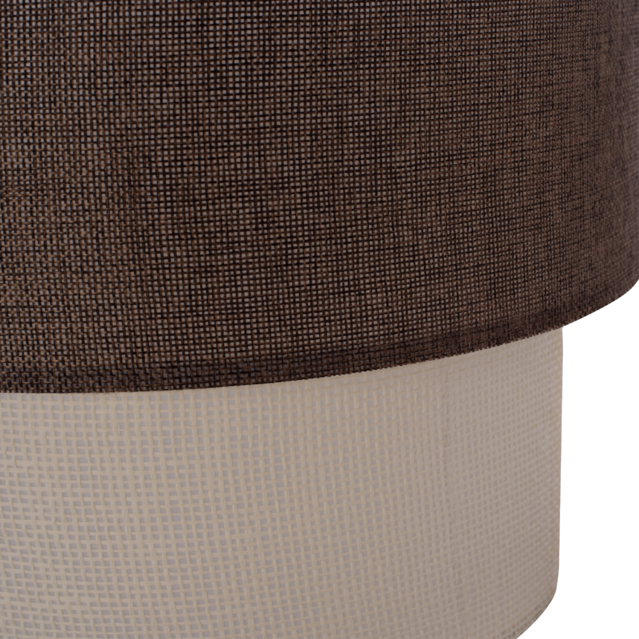 PENDANT CEILING LAMP HM7619.03 TWO-LAYER FABRIC DRUM, PLASTIC FRAME [3]