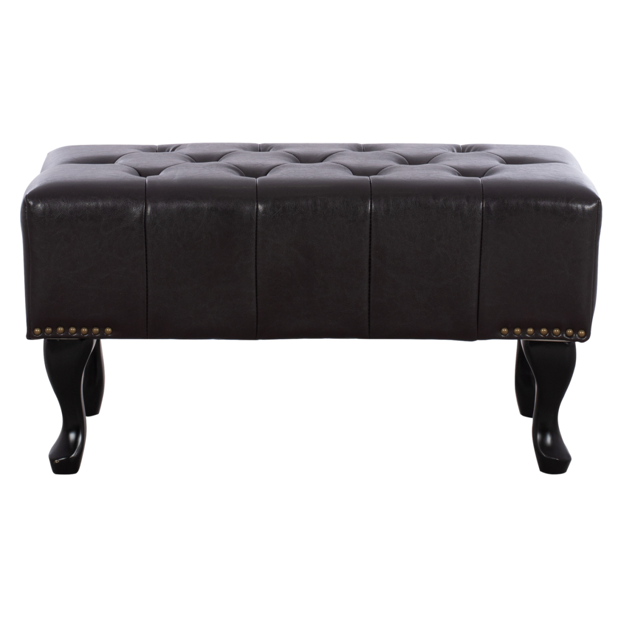Piano Stool T.Chesterfield EMMA HM226.01 PU dark brown 80x44x39Hcm [3]