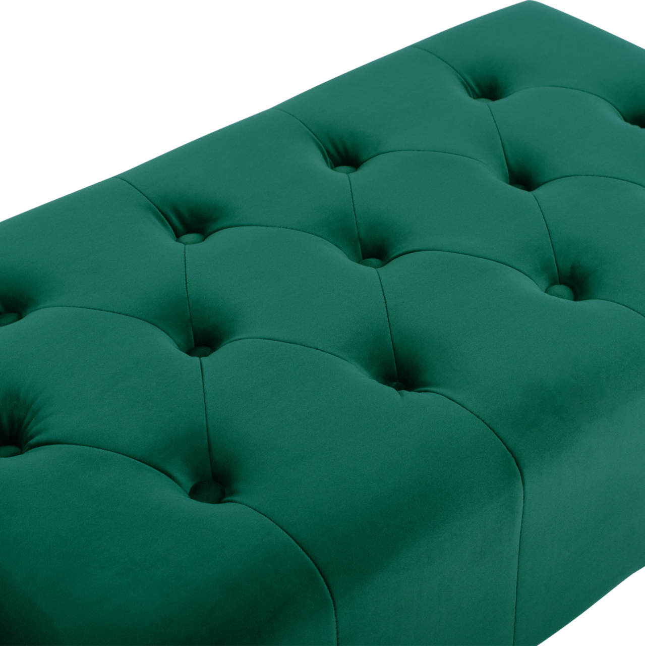 PIANO STOOL T.CHESTERFIELD EMMA HM226.03 CYPRESS GREEN VELVET-BLACK LEGS 80x45x40Hcm. [4]