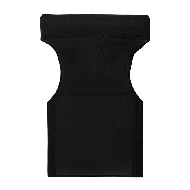 Pillow black color 2x1 for director's armchair HM5272.05 46.5χ53χ80 [1]