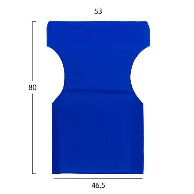 Pillow blue color 2x1 for director's armchair HM5272.01 46.5χ53χ80 [2]