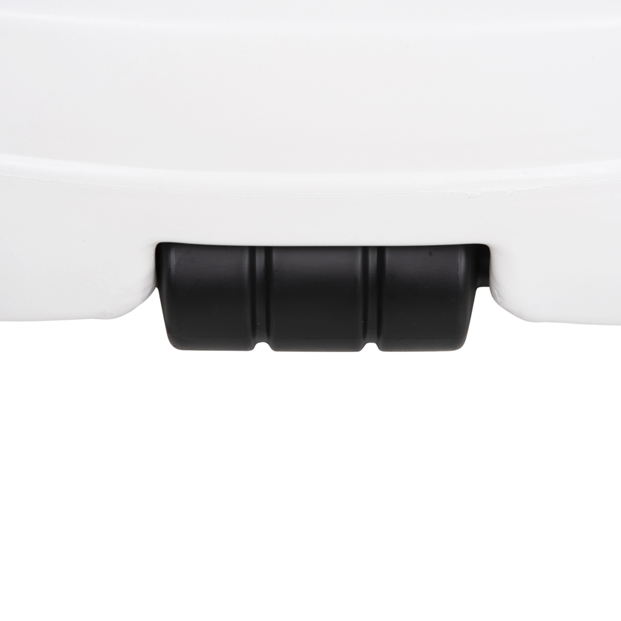 PLASTIC UMBRELLA BASE WITH WHEEL SOLBAS HM6113.01 WHITE COLOR-FOR POLE 33/50mm 46,5x23,5Hcm. [6]