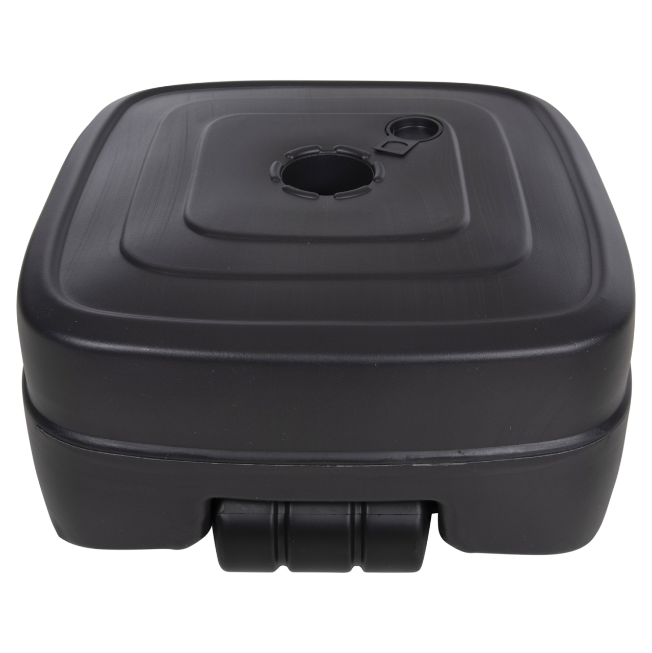 PLASTIC UMBRELLA BASE WITH WHEEL SOLBAS HM6113.02 ANTHRACITE COLOR-FOR POLE 33/50mm 46,5x23,5Hcm. [4]