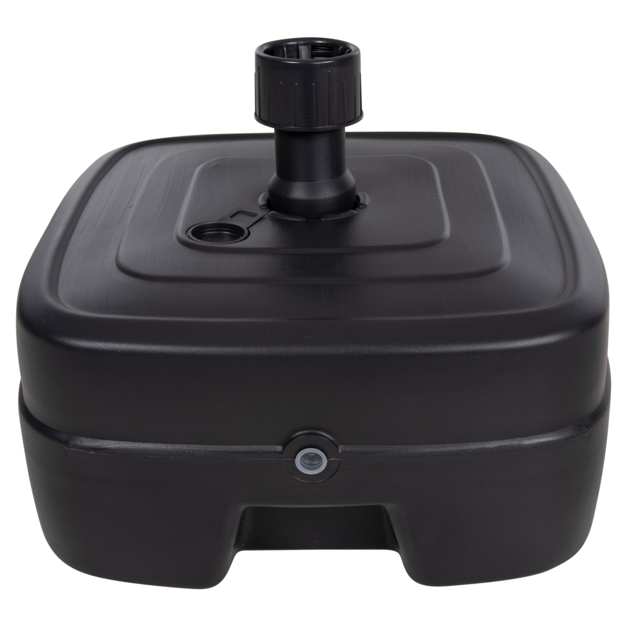 PLASTIC UMBRELLA BASE WITH WHEEL SOLBAS HM6113.02 ANTHRACITE COLOR-FOR POLE 33/50mm 46,5x23,5Hcm. [1]