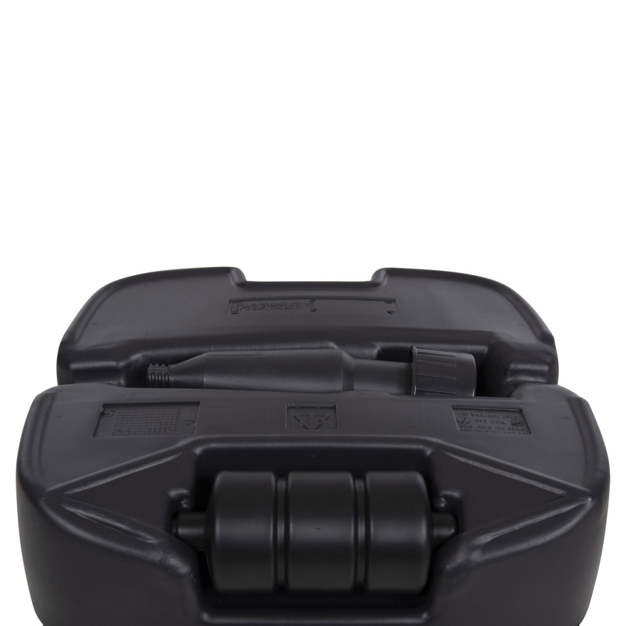 PLASTIC UMBRELLA BASE WITH WHEEL SOLBAS HM6113.02 ANTHRACITE COLOR-FOR POLE 33/50mm 46,5x23,5Hcm. [10]