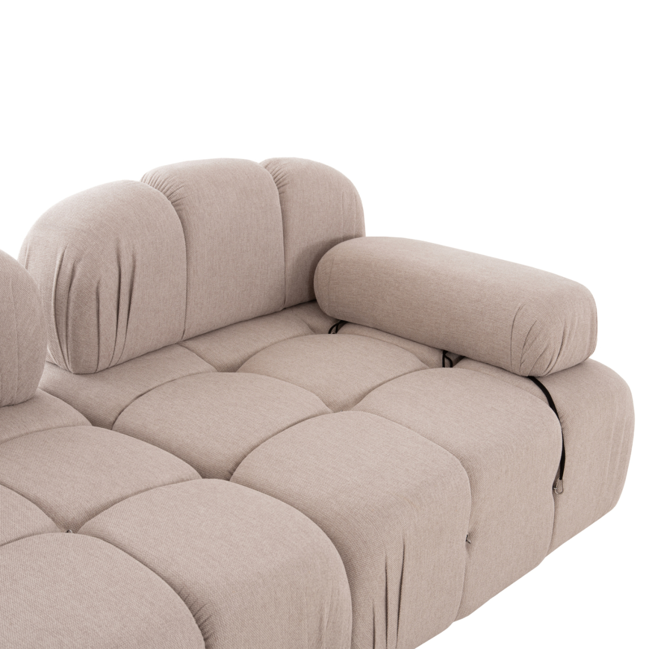 POLYMORPHIC SOFA SHIFTER HM6073.12 TEXTURED FABRIC IN LIGHT BEIGE COLOR 290x196x76Hcm. [7]