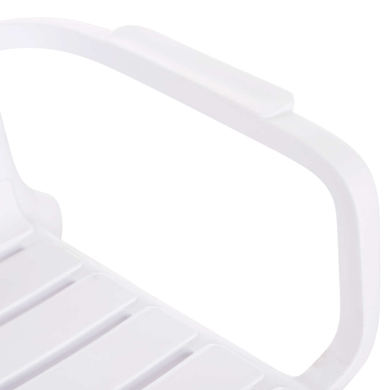 POLYPROPYLENE 2-SEATER BENCH KORVER HM6332.01 WHITE 113x65x76Hcm. [9]
