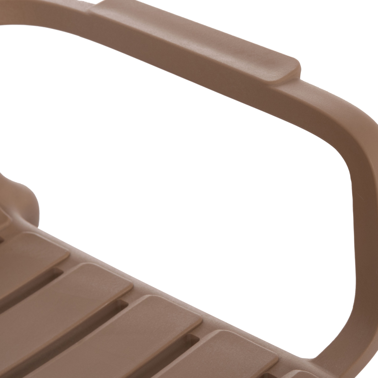 POLYPROPYLENE 2-SEATER BENCH KORVER HM6332.04 CAPPUCCINO 113x65x76Hcm. [9]