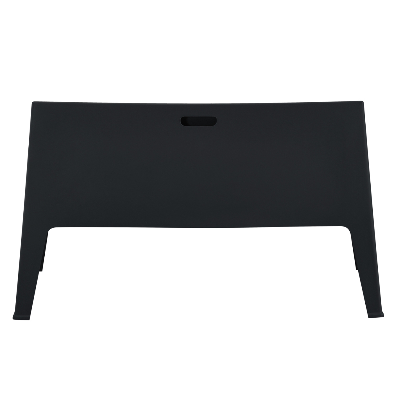 POLYPROPYLENE 2-SEATER SOFA SLEEK HM6366.02 BLACK COLOR 133x68x73Hcm. [4]