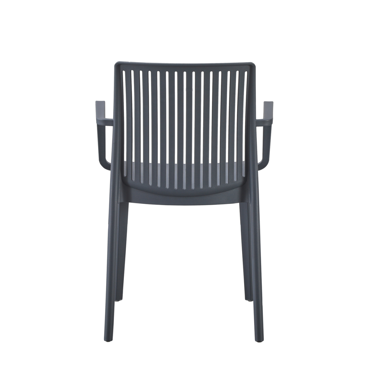 POLYPROPYLENE ARMCHAIR IDA HM6127.03 GREY 53x50x82Hcm. [5]