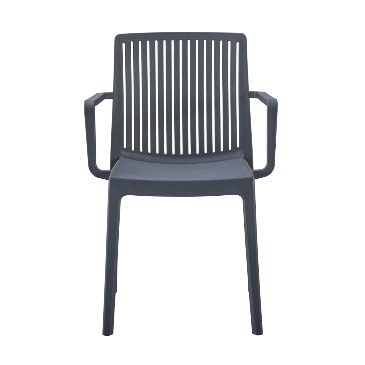 POLYPROPYLENE ARMCHAIR IDA HM6127.03 GREY 53x50x82Hcm. [3]