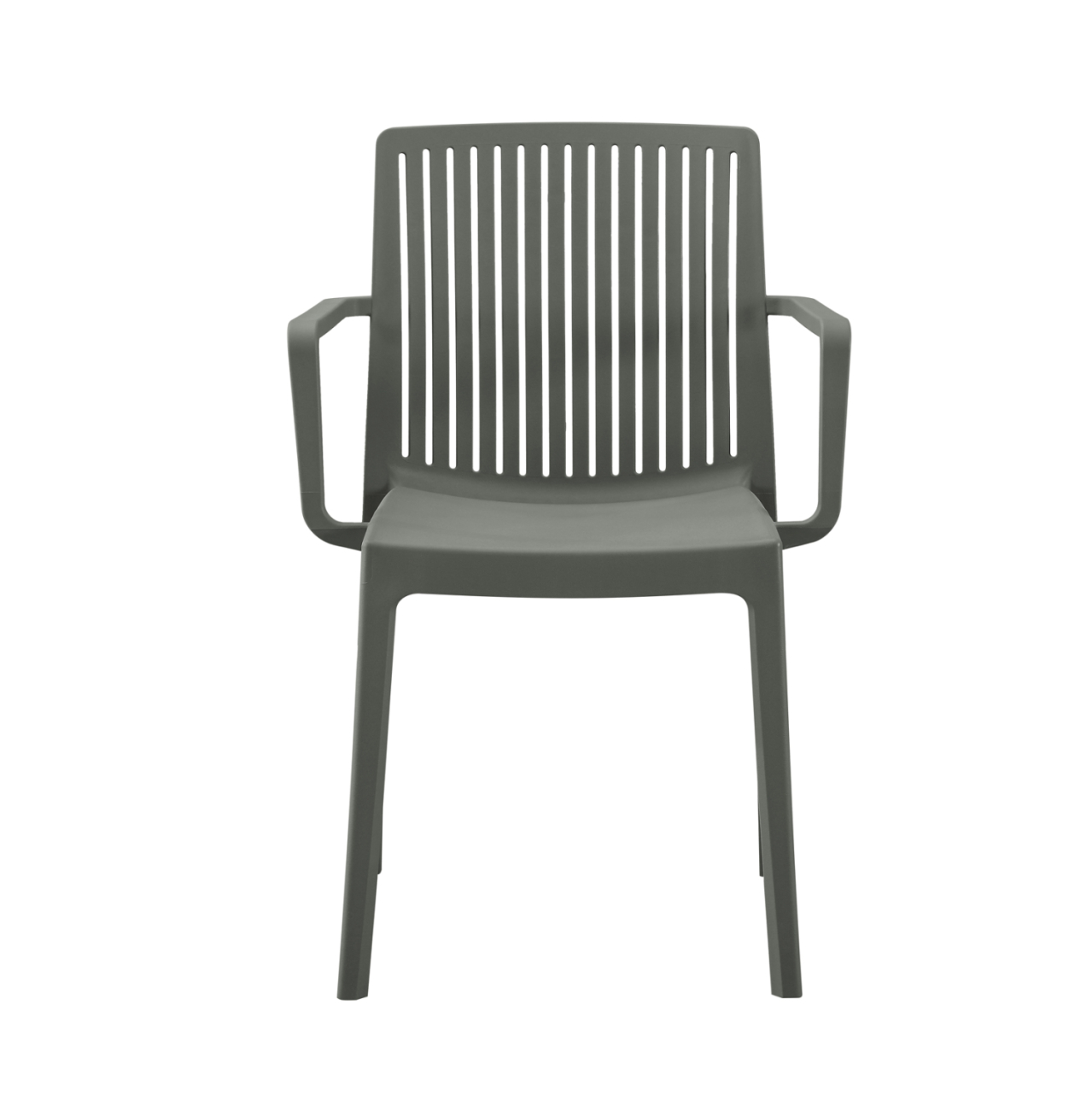 POLYPROPYLENE ARMCHAIR IDA HM6127.04 DARK OLIVE 53x50x82Hcm. [3]