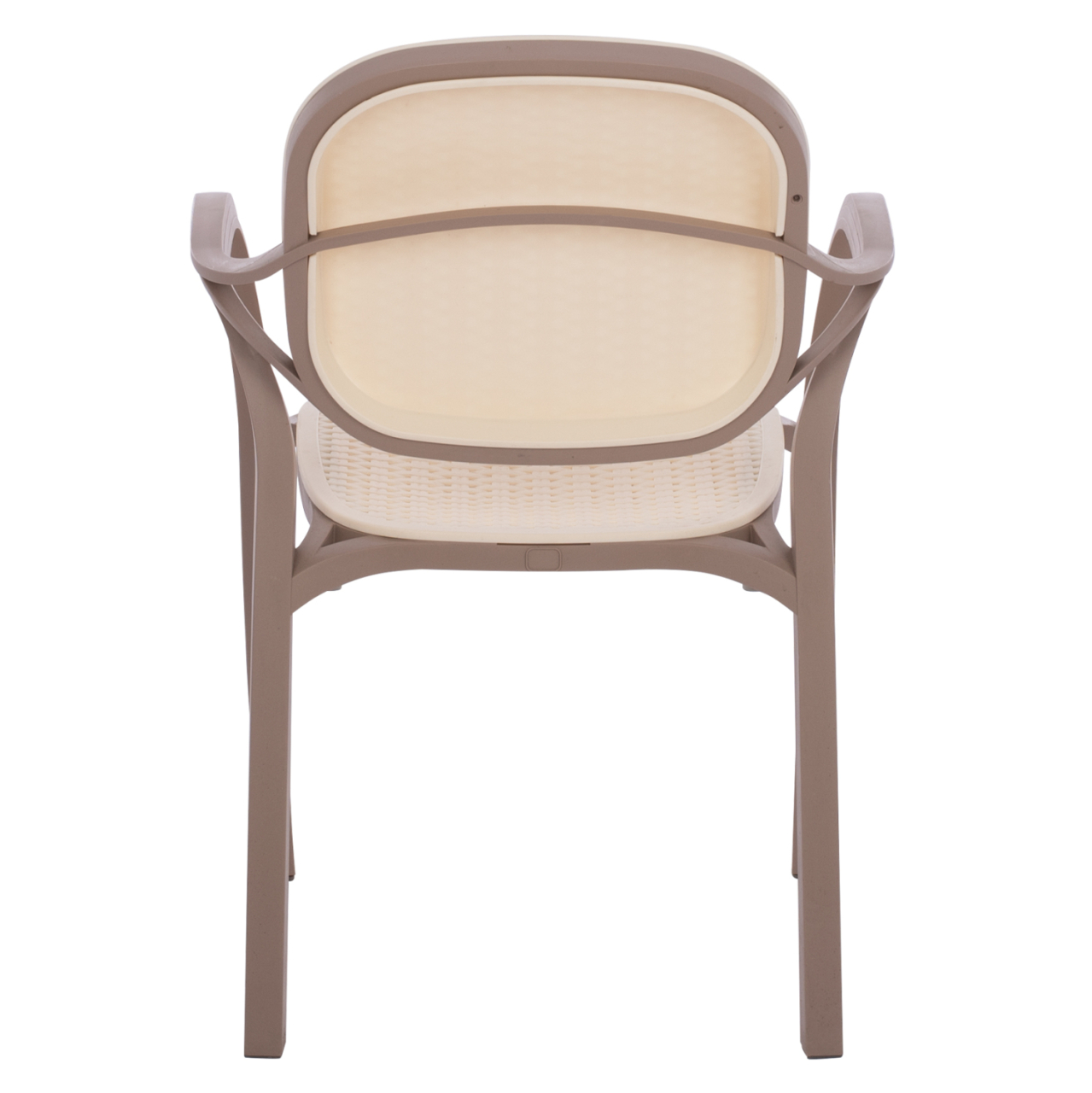 POLYPROPYLENE ARMCHAIR KHEM HM5820.02 CAPPUCCINO-BEIGE 57x57x83Hcm. [6]