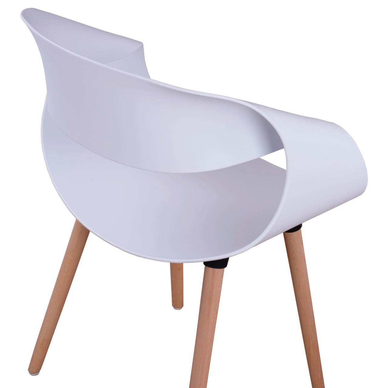 Polypropylene Armchair Maggie HM8600.01 in white color 59x53x80 cm [7]