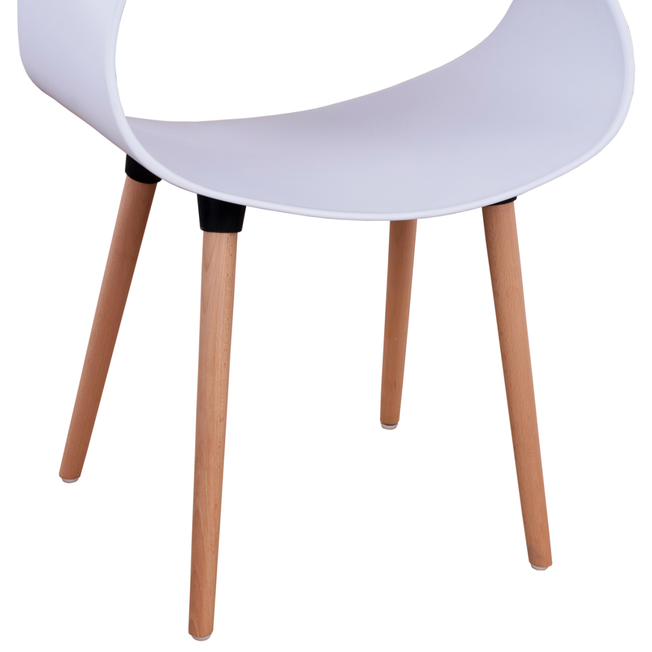 Polypropylene Armchair Maggie HM8600.01 in white color 59x53x80 cm [9]