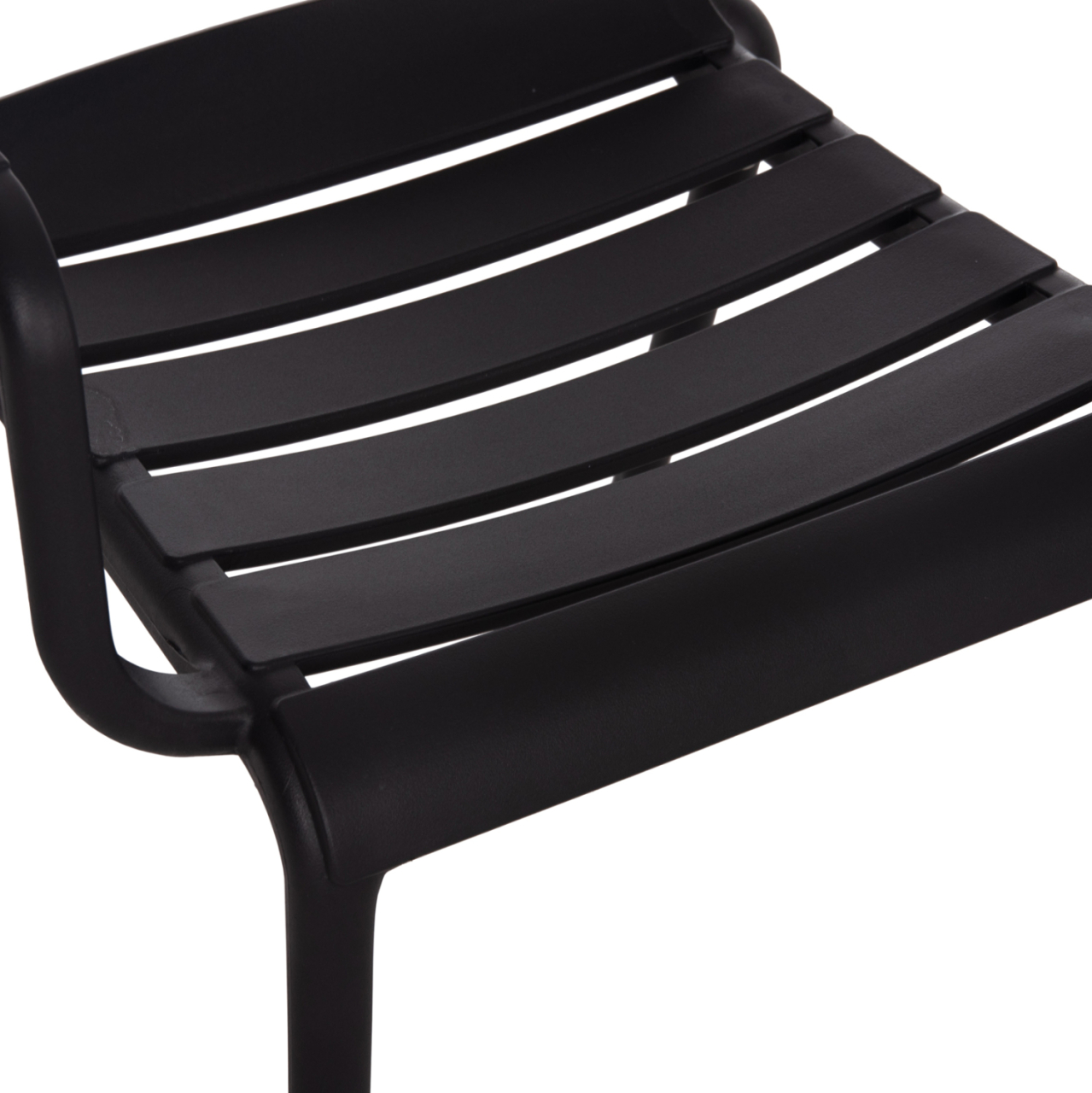 POLYPROPYLENE ARMCHAIR PHILLY HM6123.02 BLACK 58.5x49x83.5Hcm. [9]