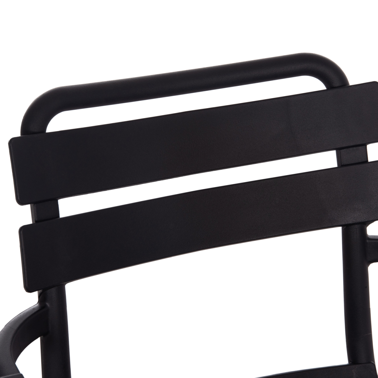 POLYPROPYLENE ARMCHAIR PHILLY HM6123.02 BLACK 58.5x49x83.5Hcm. [7]