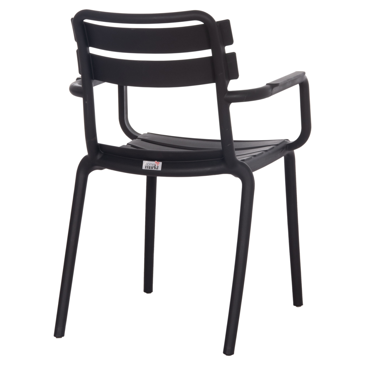 POLYPROPYLENE ARMCHAIR PHILLY HM6123.02 BLACK 58.5x49x83.5Hcm. [5]
