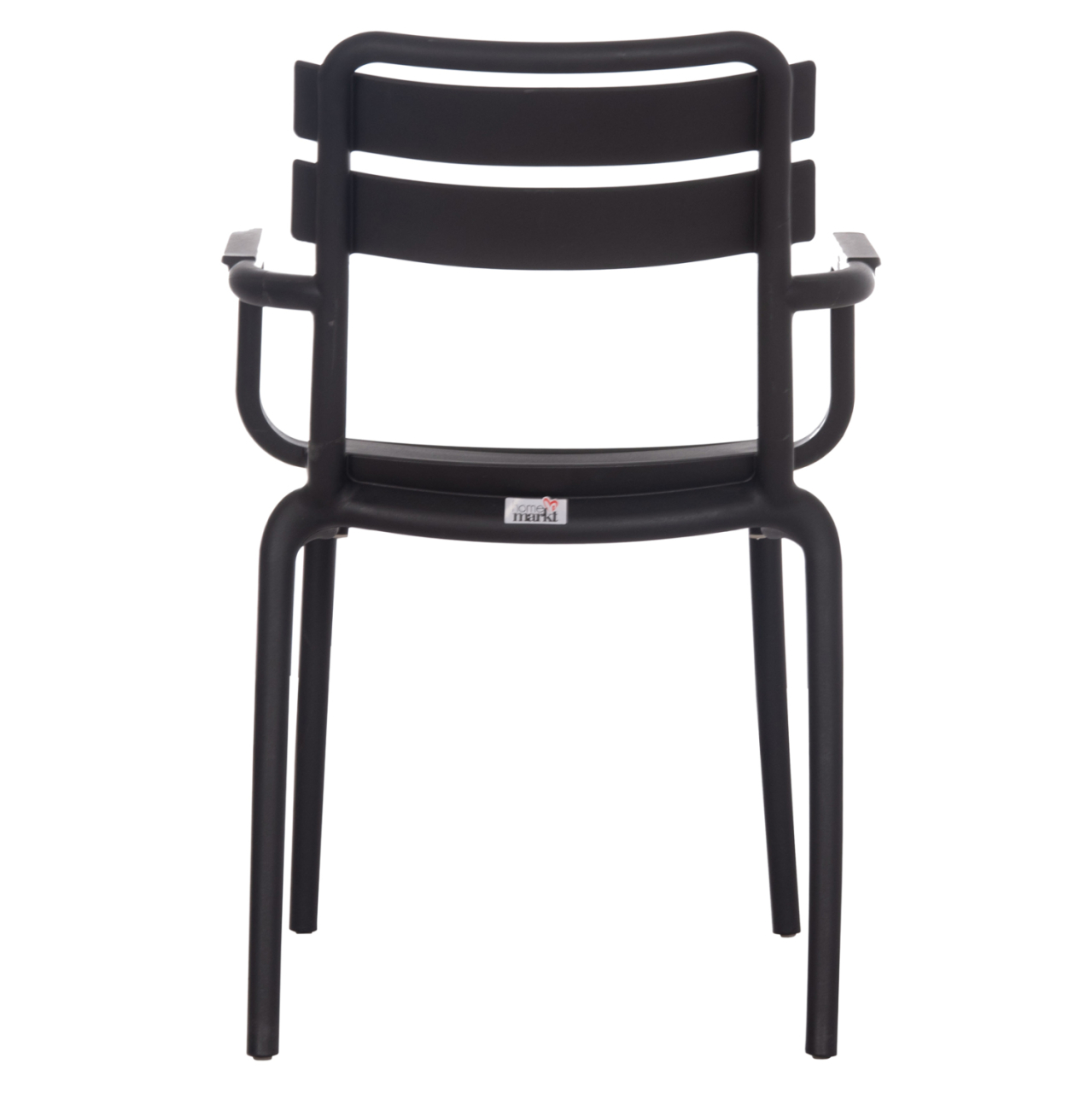 POLYPROPYLENE ARMCHAIR PHILLY HM6123.02 BLACK 58.5x49x83.5Hcm. [6]